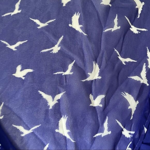 Lily Rose flying birds sheer blouse - Picture 6 of 13